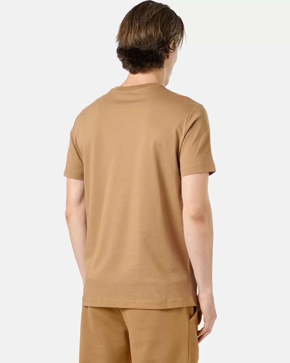 Store Paper Bag Colored Crewneck Sweatshirt With Embroidered Logo T-Shirts And Polo